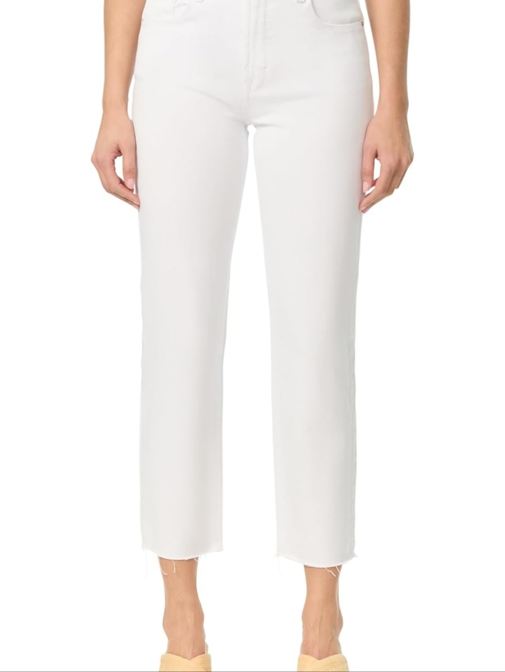 NWOT Kensie White Straight-Leg Jeans - Picture 4 of 12